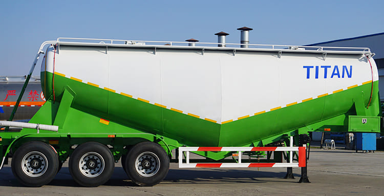 Pneumatic Trailers for Sale |Tri Axle 40 Ton Pneumatic Cement Tanker Trailer
