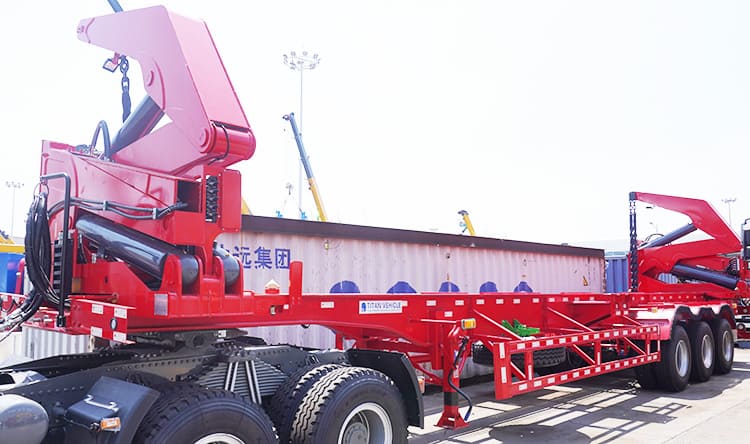 37T 40Ft Container Side Lifter Trailer for Sale in Guyana